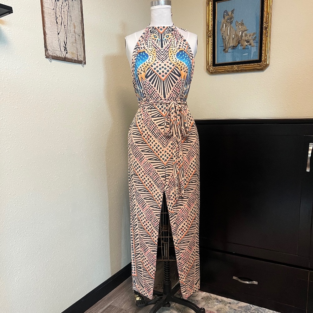 Mara Hoffman Swim Peacock Jumpsuit size S